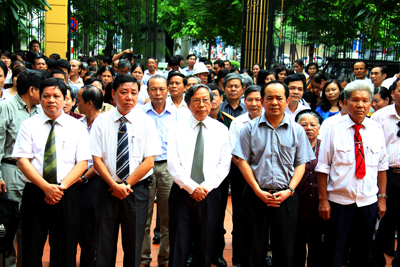 Thứ trưởng Lê Khánh Hải và các vị khách mời tại lễ khai mạc