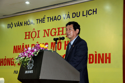 Thứ trưởng Huỳnh Vĩnh Ái phát biểu chỉ đạo Hội nghị
