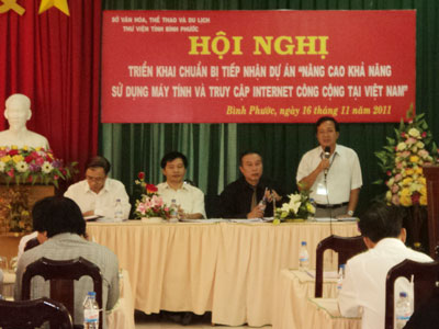 Ông Nguyễn Quang Toản - GĐ Sở phát biểu tại hội nghị