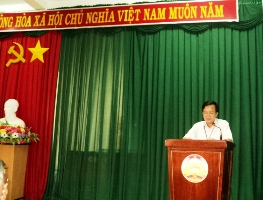 Ông Nguyễn Quang Toản - GĐ Sở chỉ đạo triển trai áp dụng ISO 9001:2008