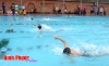 Các thí sinh thi bơi cá nhân 25m