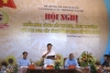 Ông Trần Văn Chung GĐ Sở VH,TT&DL phát biểu tại hội nghị