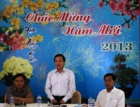 Ông Nguyễn Quang Toản - GĐ Sở phát biểu tại buổi họp mặt