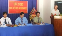 Ông Trần Ngọc Thuấn - PGĐ Sở VH,TT&DL tỉnh Bình Phước phát biểu tại Hội nghị