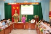 Bà Trần Tuyến Minh phát biểu quán triệt nội dung và hình thức giám sát
