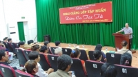 NNDG Hoàng Tấn - phát biểu tại Lễ khai giảng lớp tập huấn