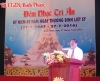 Ông Nguyễn Tiến Dũng – Phó Chủ tịch UBND tỉnh Bình Phước phát biểu tại “Đêm nhạc tri ân”